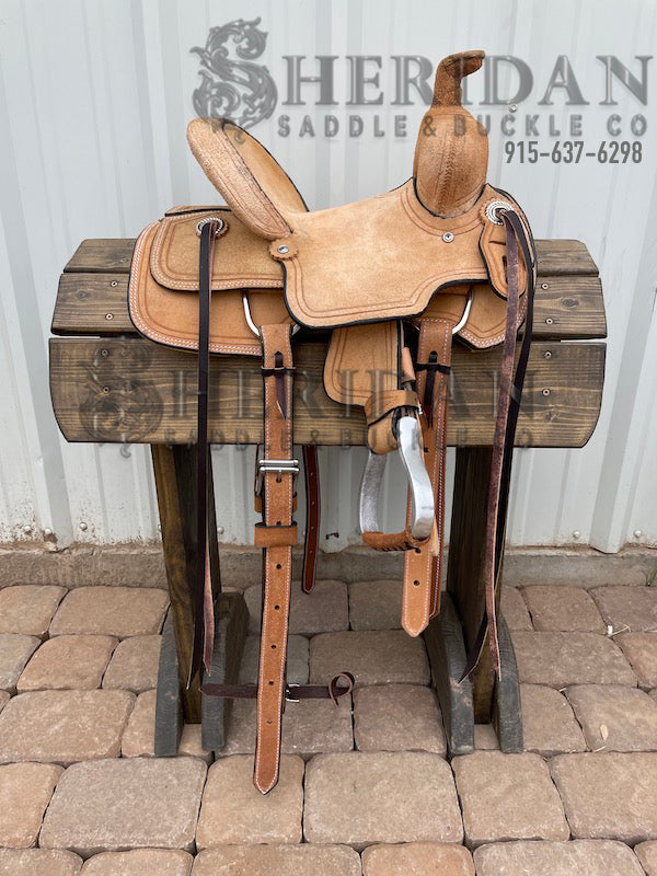 10" Sheridan Youth Ranch Saddle Full RO/Chey Roll