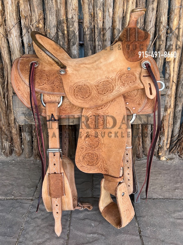 Sheridan Wade A-Fork Saddle Tooled Roughout