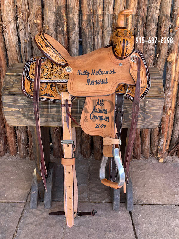 12" Sheridan Youth Ranch Saddle Sunflower/Chey Roll