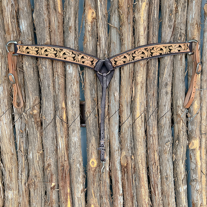 Light Duty 3-Piece Barrel Breast Collar- Wildflower