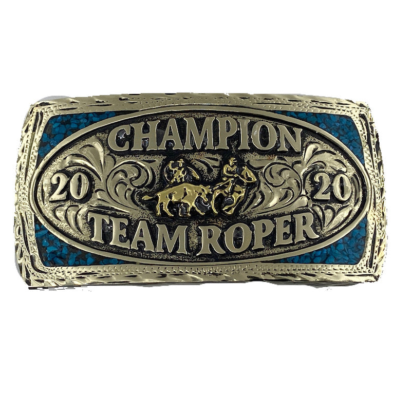 Springs Customized Silver Belt Buckle Sheridan