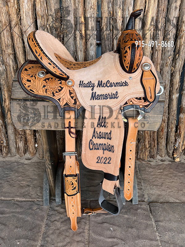 Sheridan Barrel Racing Saddle Sunflower