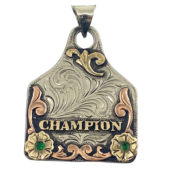 Cow Tag Necklace Pendant