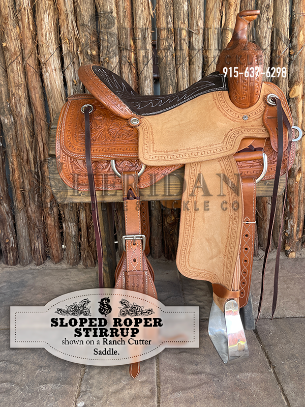 Large Aluminum Sloped Stirrups